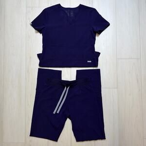 FIGS Purple Scrub Set Size XXS